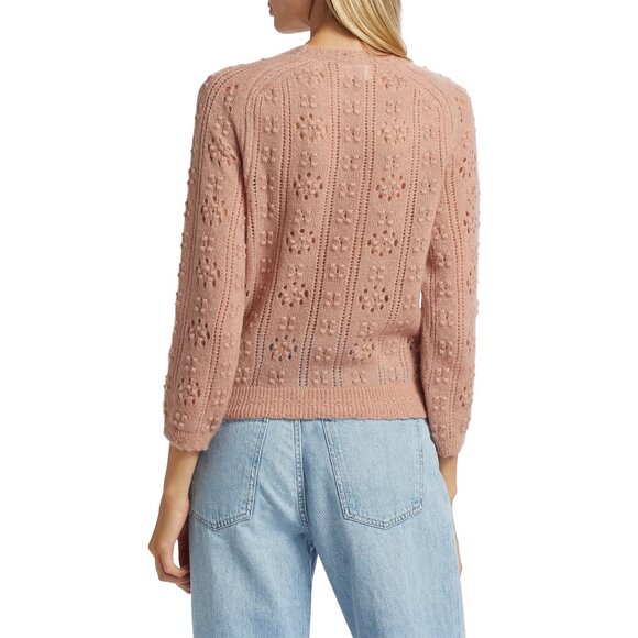 DOEN Emiliana Sweater S Clay Pointelle - Picture 3 of 11